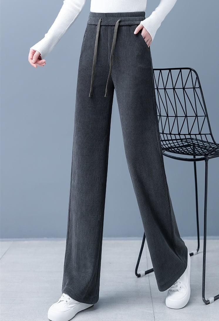 【🔥Adio frigului】👖Pantaloni cu picior lat din catifea Corduroy-5
