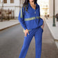 Set 2 piese casual de culoare solidă-4