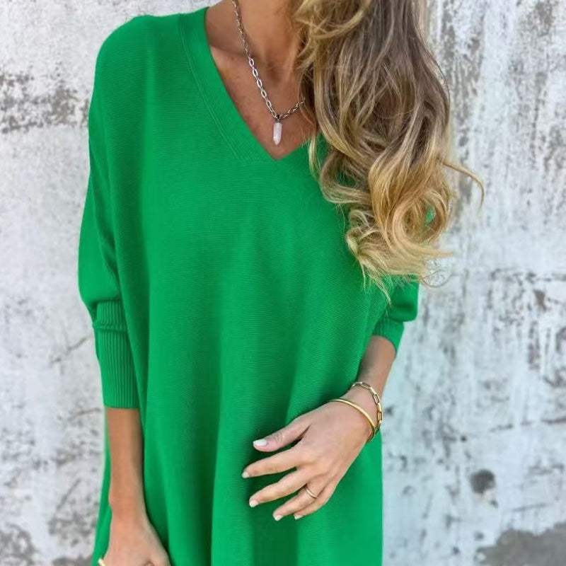 💞Top elegant tricotat cu mânecă lungă pentru femei-4