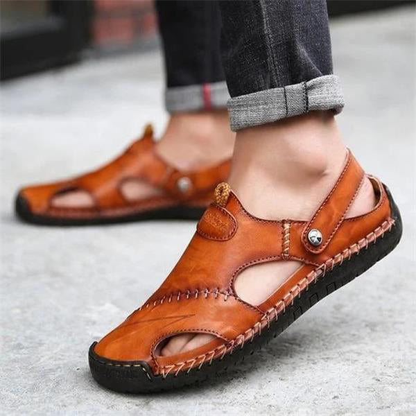 Bărbați în aer liber Moccasin Sandale-3