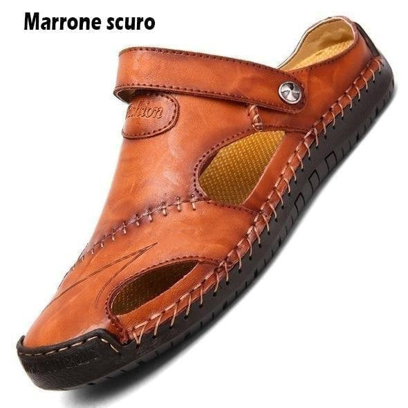 Bărbați în aer liber Moccasin Sandale-12