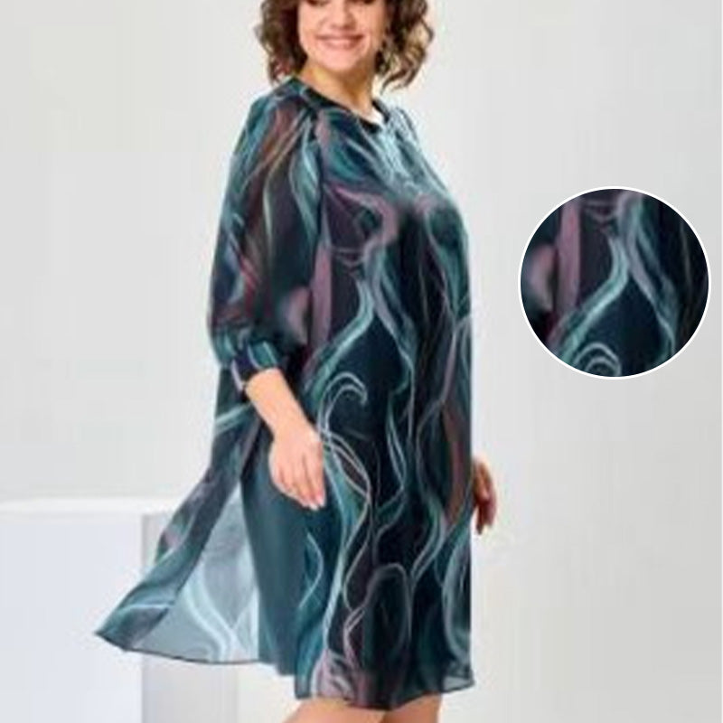 👗Femei la modă respirabil rochie vrac-2