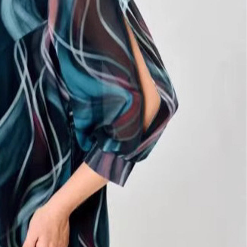 👗Femei la modă respirabil rochie vrac-6