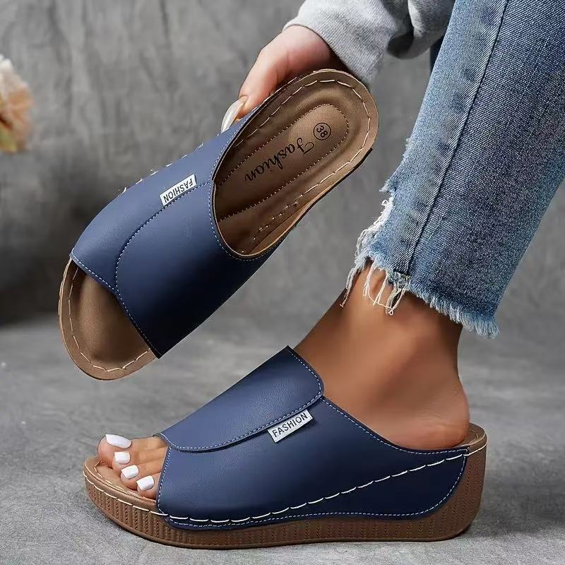 【EU 36-43】👡Sandale de femei cu gură de pește groasă-13