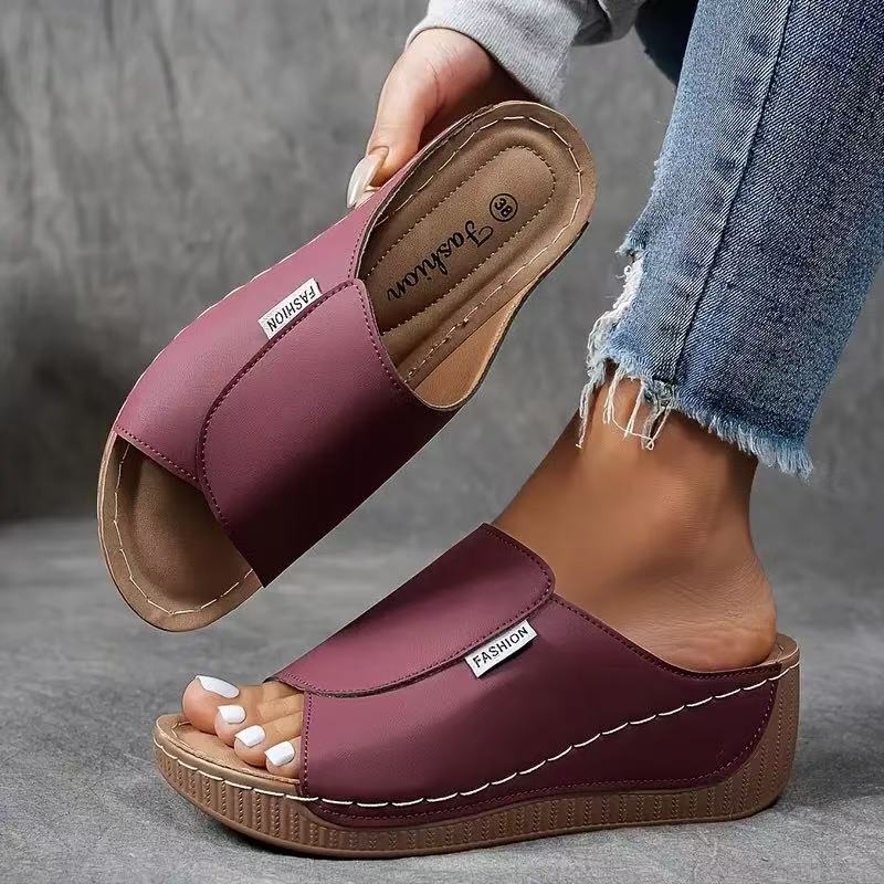 【EU 36-43】👡Sandale de femei cu gură de pește groasă-11