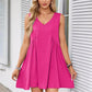 💃 Rochie mini de vară fără mâneci, cu decolteu în V, pentru femei-11