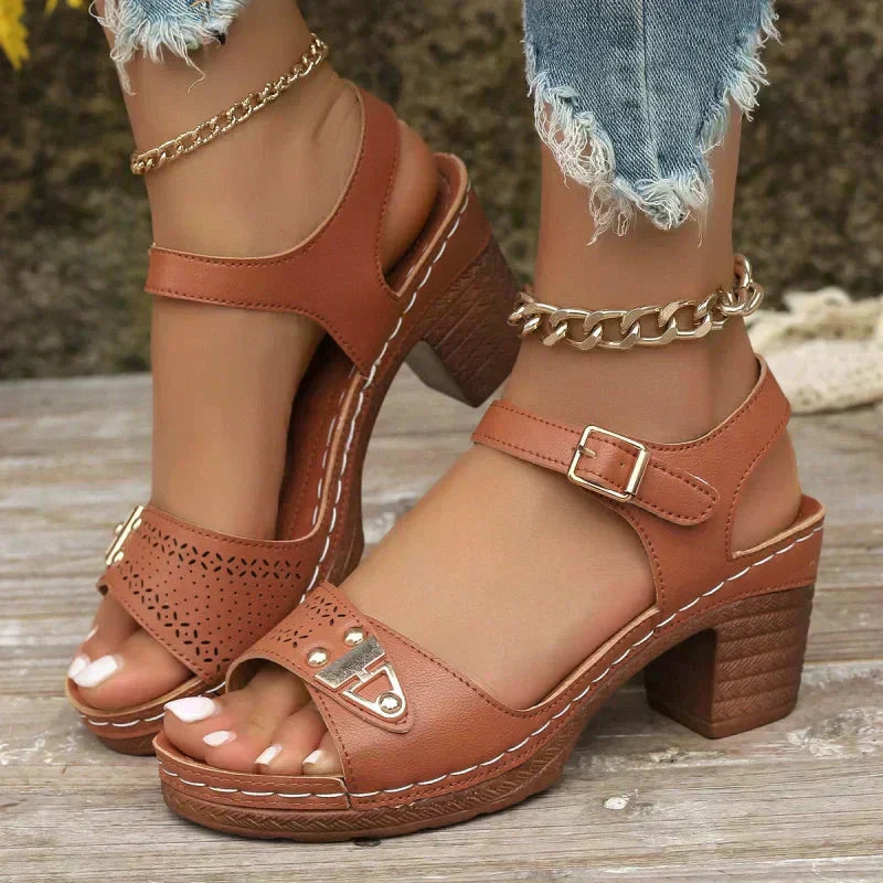 🔥【EU36-43】👡 Sandale cu toc înalt pentru femei