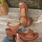 🔥【EU36-43】👡 Sandale cu toc înalt pentru femei-5