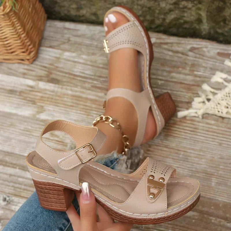 🔥【EU36-43】👡 Sandale cu toc înalt pentru femei-6