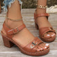 🔥【EU36-43】👡 Sandale cu toc înalt pentru femei-9