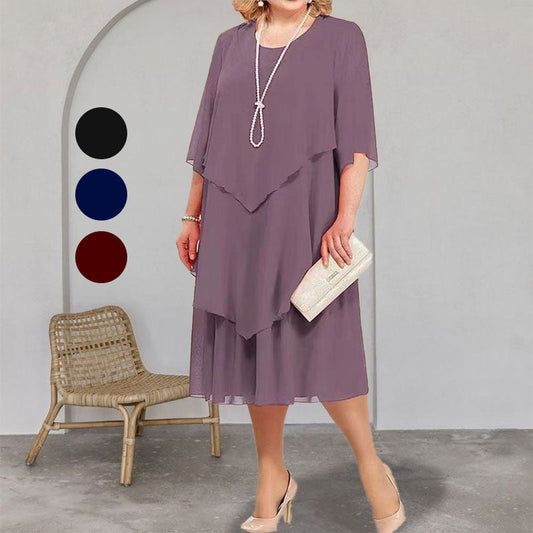 【L-4XL】💖Elegantné dlhé šaty zo šifónu