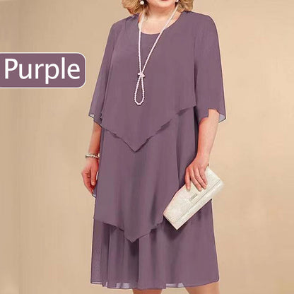 【L-4XL】💖Elegantné dlhé šaty zo šifónu