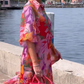 💃Rochie elegantă imprimată din sifon-5