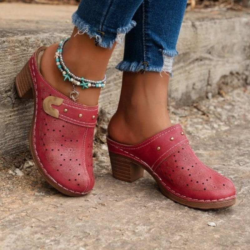【EU 36-43】👡 Sandale femei cu toc gros 🌟-1
