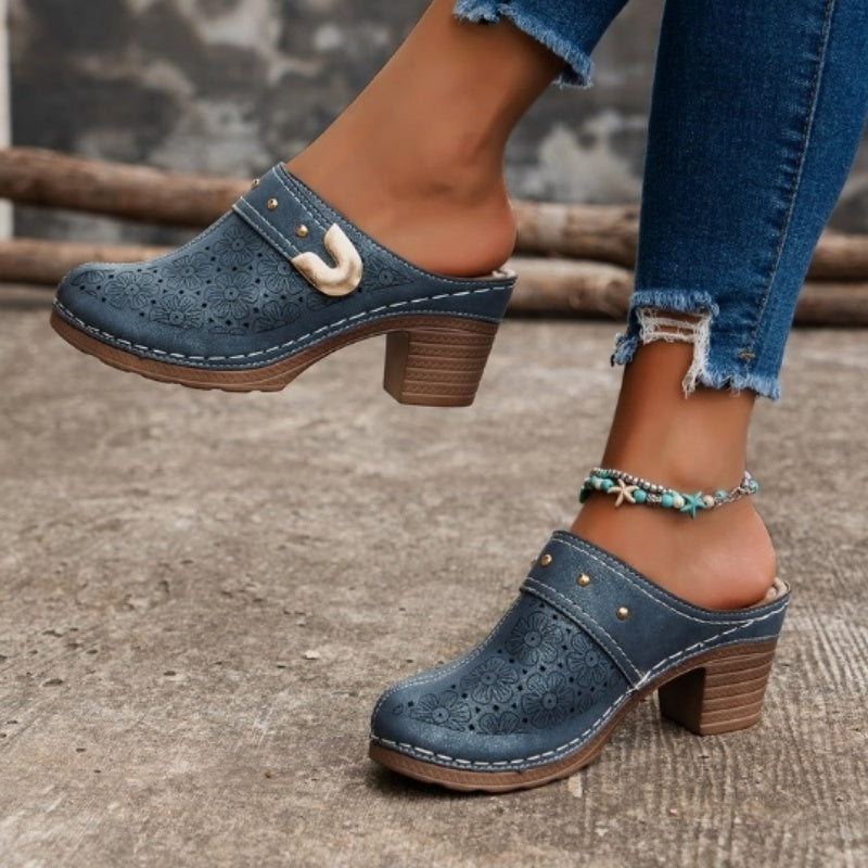 【EU 36-43】👡 Sandale femei cu toc gros 🌟-2