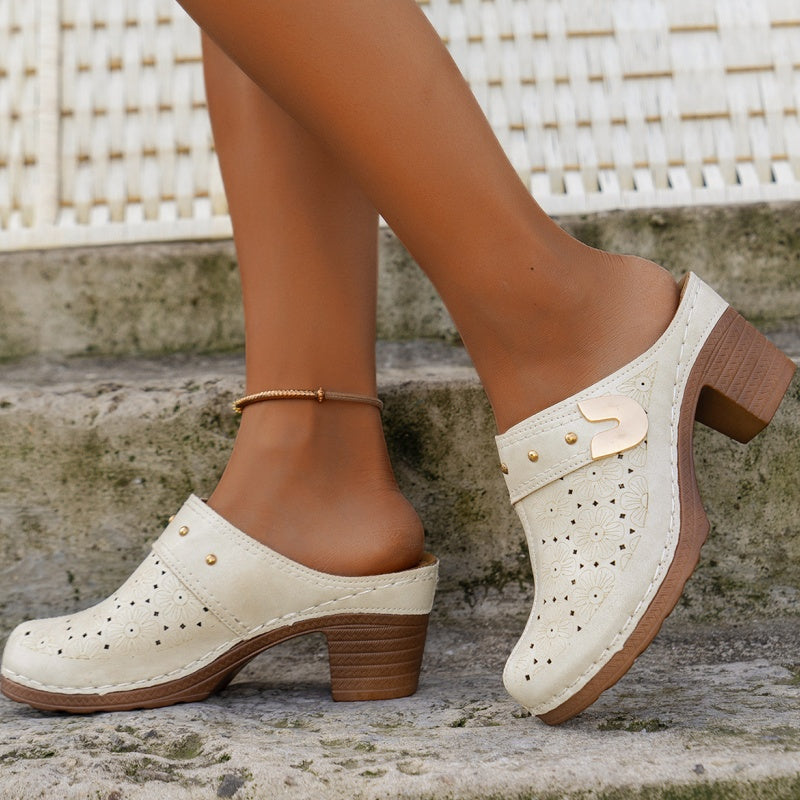 【EU 36-43】👡 Sandale femei cu toc gros 🌟-4