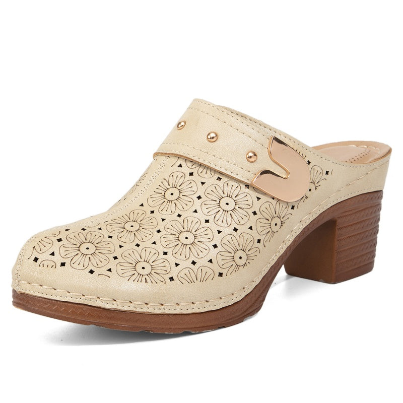 【EU 36-43】👡 Sandale femei cu toc gros 🌟-7