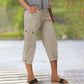 💖Pantaloni scurți casual pentru femei cu buzunare multiple-9