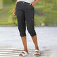 💖Pantaloni scurți casual pentru femei cu buzunare multiple-10