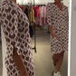 👗Rochie imprimată cu decolteu în V-3