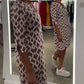 👗Rochie imprimată cu decolteu în V-5
