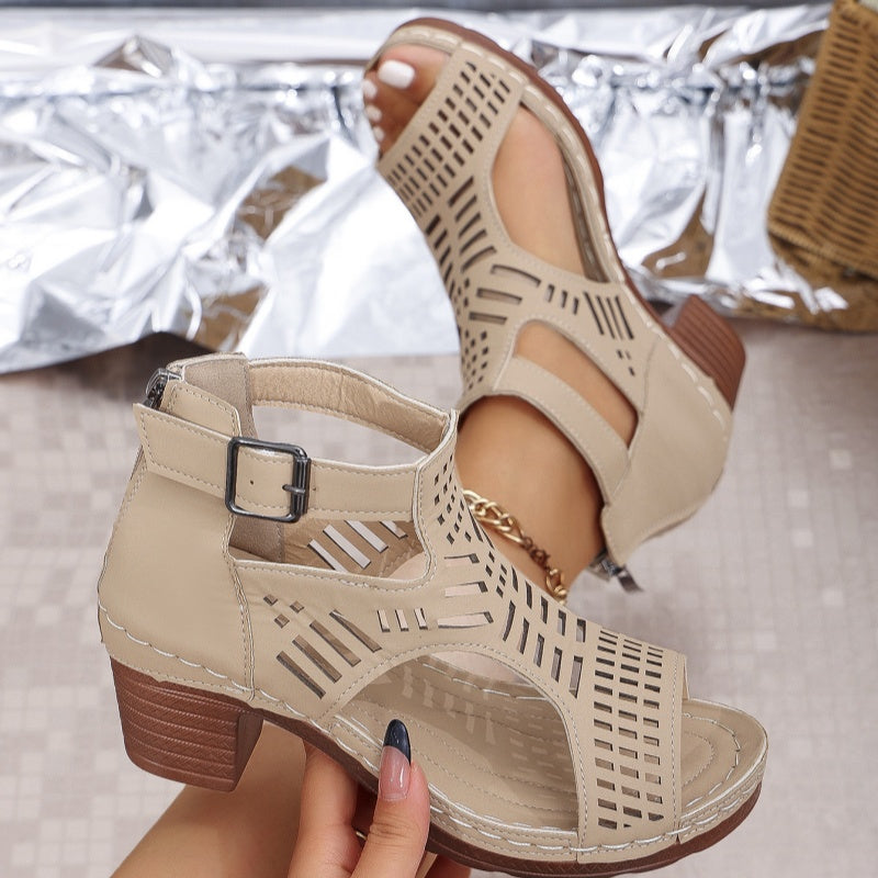 👡 Sandale Damă cu Toe Deschis – Elegant | În Stoc ✨🌴📦-8