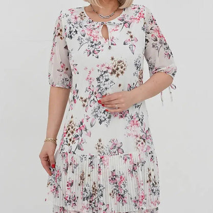 🌸 Elegantné tlačené šaty