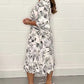 🔥Vânzare fierbinte de vară 51%OFF👗Rochie tipărită cu decolteu în V și jumătate de corp💃-5