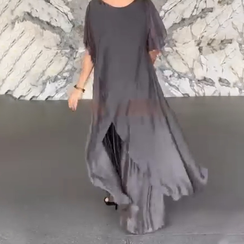 ✨Set de bluză neregulată și pantaloni lejeri pentru femei-5