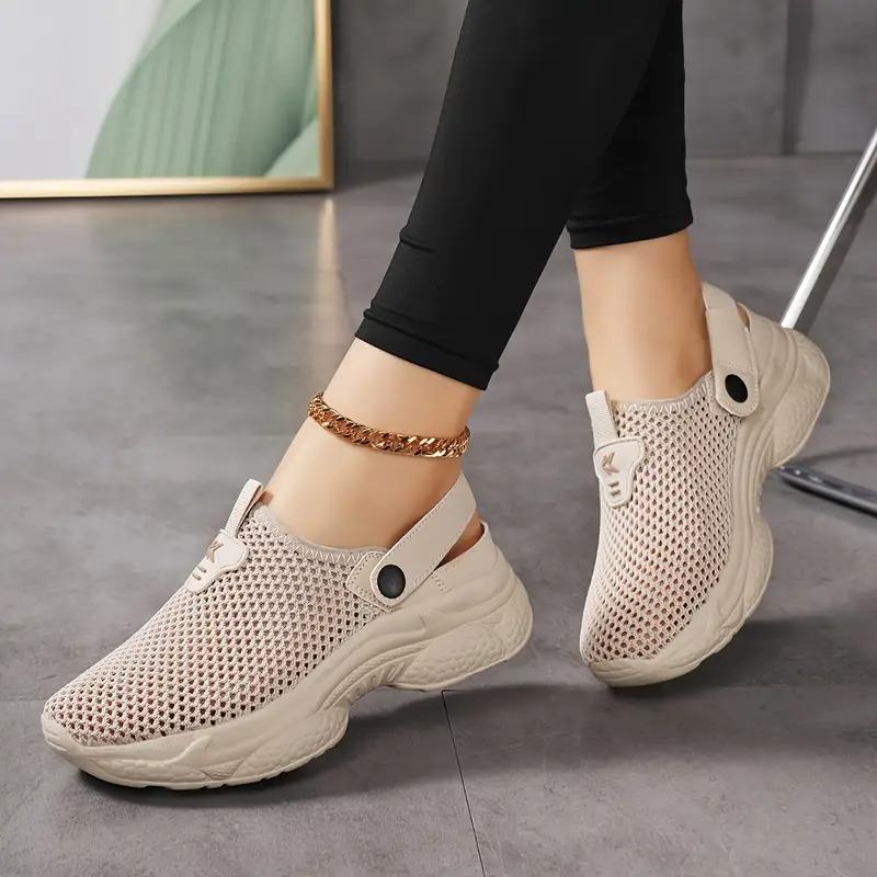Adidași respirabili din plasă pentru femei-3