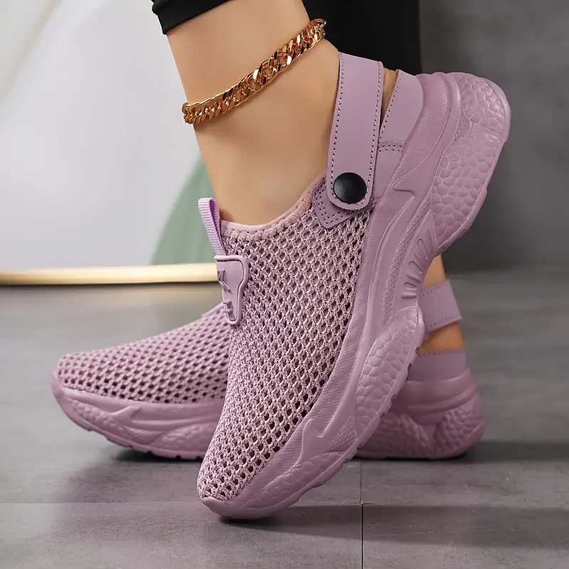 Adidași respirabili din plasă pentru femei-5