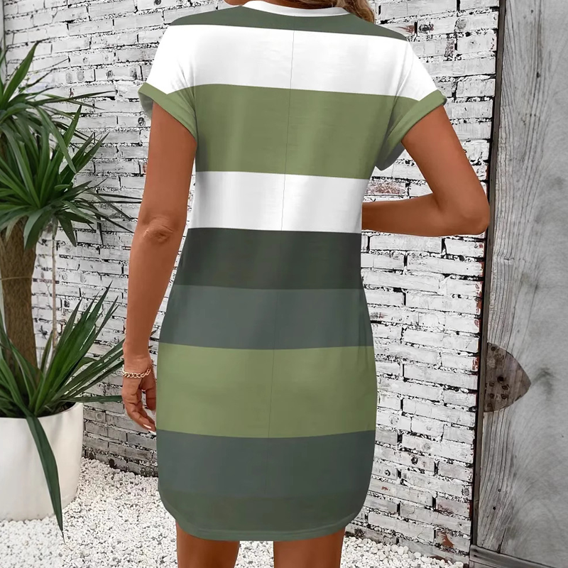 👗Rochie casual pentru femei cu gât rotund—🔥ofertă la jumătate de preț🔥-3