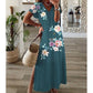👗 Rochie cu imprimeu floral-3