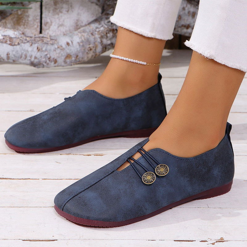 🥿Noua piele moale doamnelor pantofi plat-4