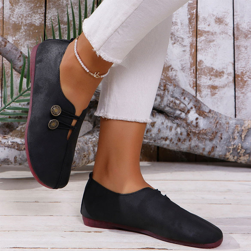 🥿Noua piele moale doamnelor pantofi plat-6