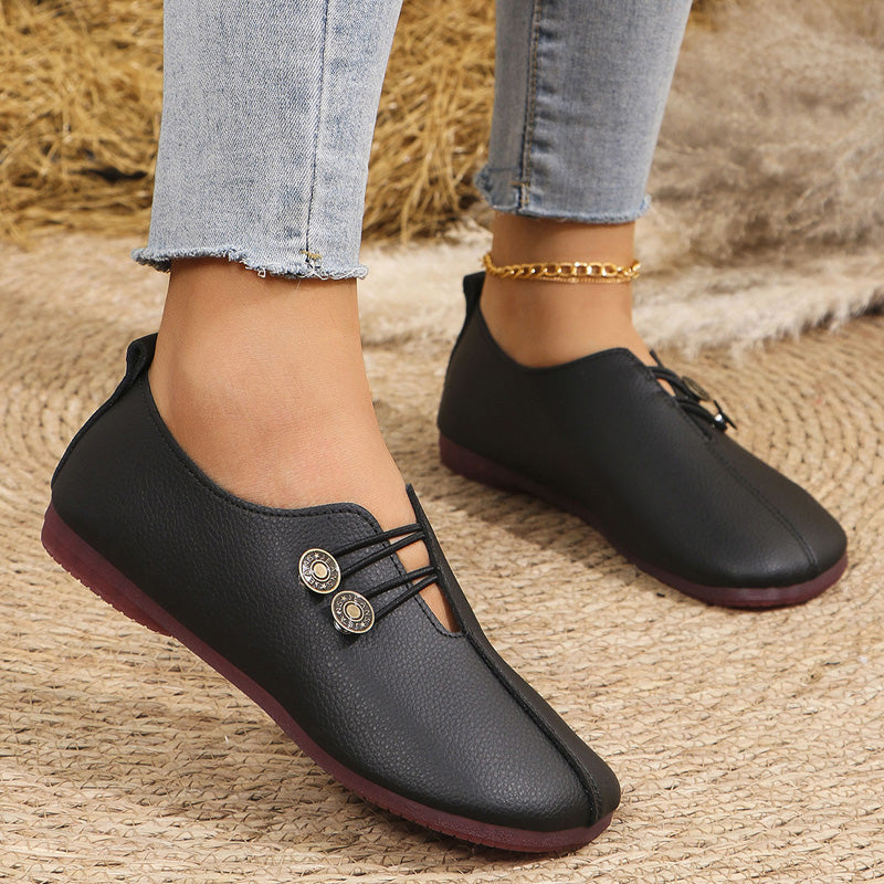 🥿Noua piele moale doamnelor pantofi plat-8