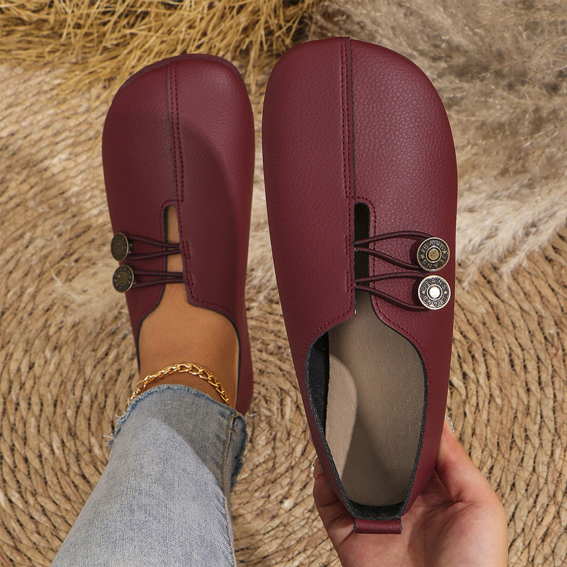 🥿Noua piele moale doamnelor pantofi plat-9