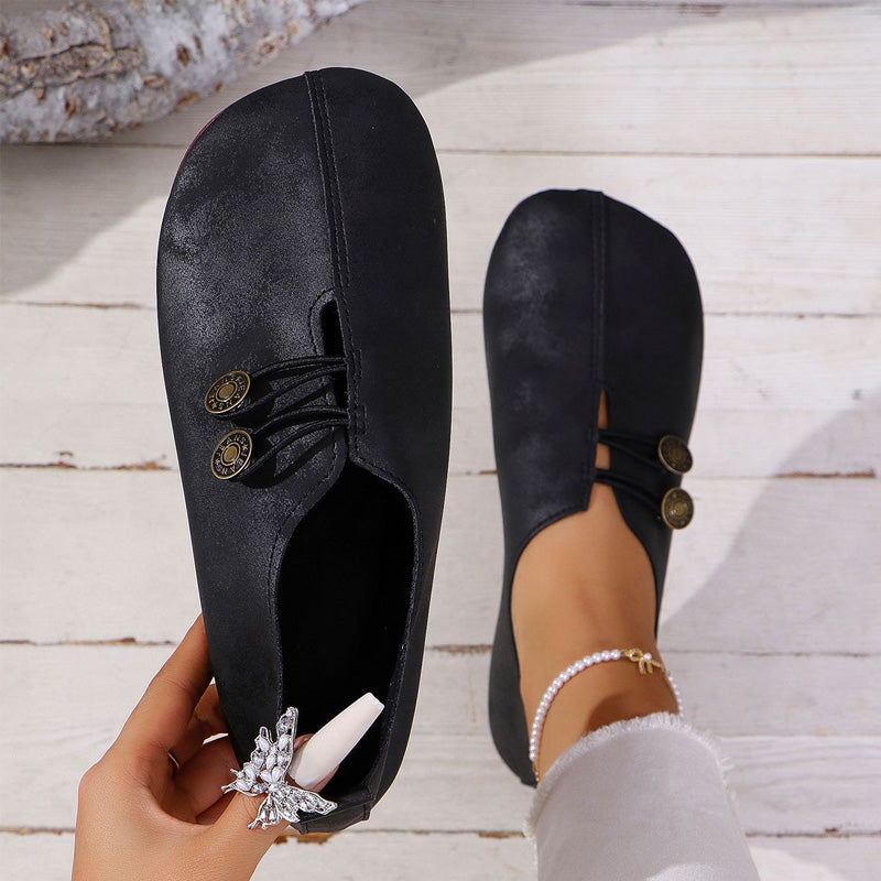 🥿Noua piele moale doamnelor pantofi plat-12