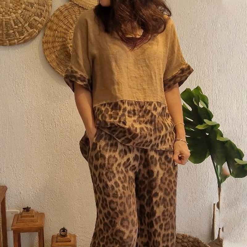 Moda Leopard Print Suit-9