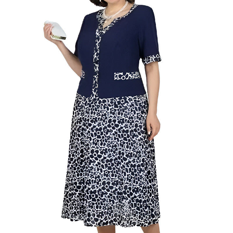 ✨【S-4XL】💐Model floral Rochii din două piese pentru femei-15