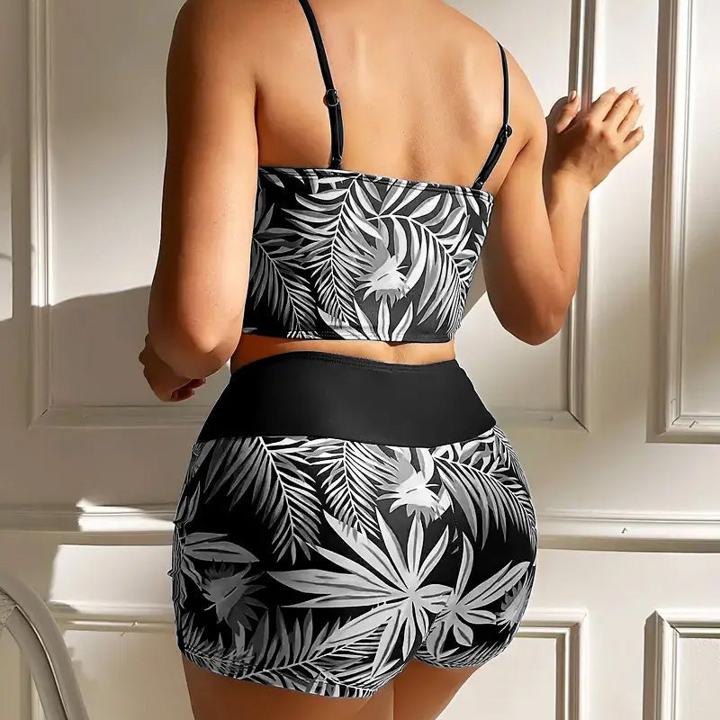 👙Costum de baie din două piese, imprimat-1