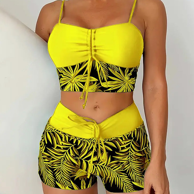 👙Costum de baie din două piese, imprimat-5