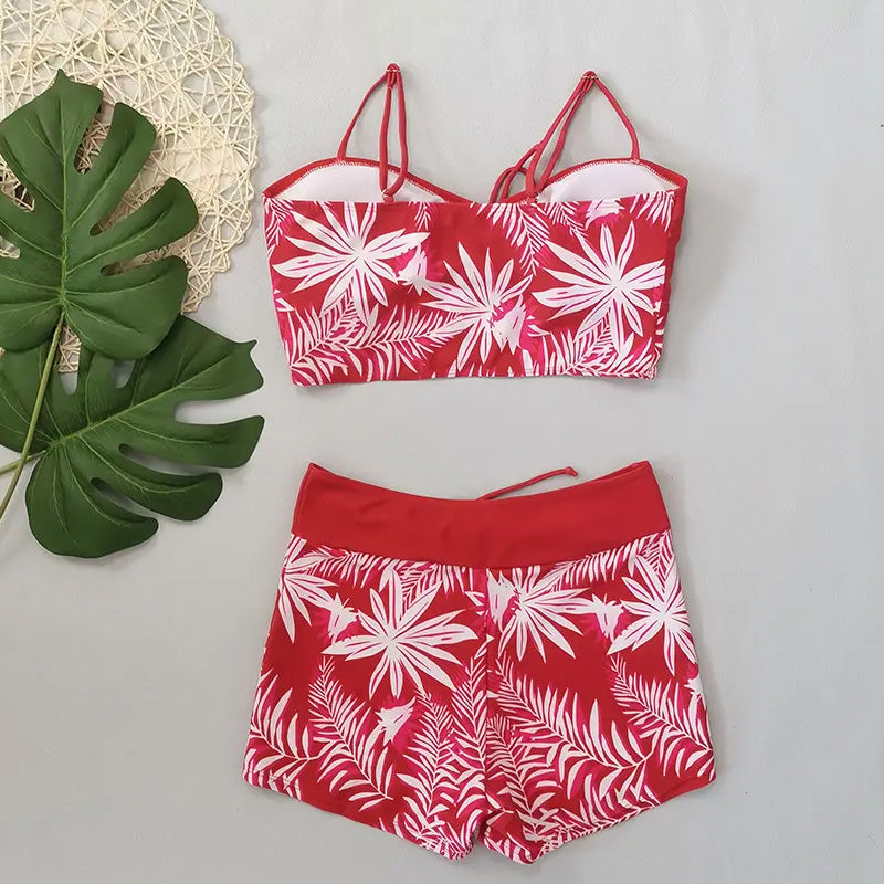 👙Costum de baie din două piese, imprimat-10