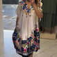 Rochie lejeră cu imprimeu V-5