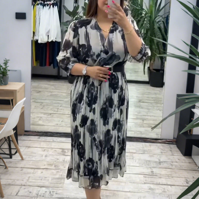 Rochie cu decolteu în V-1