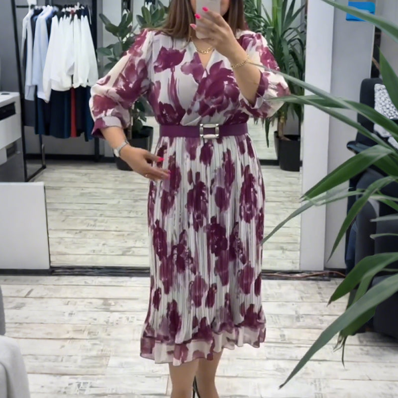 Rochie cu decolteu în V-3