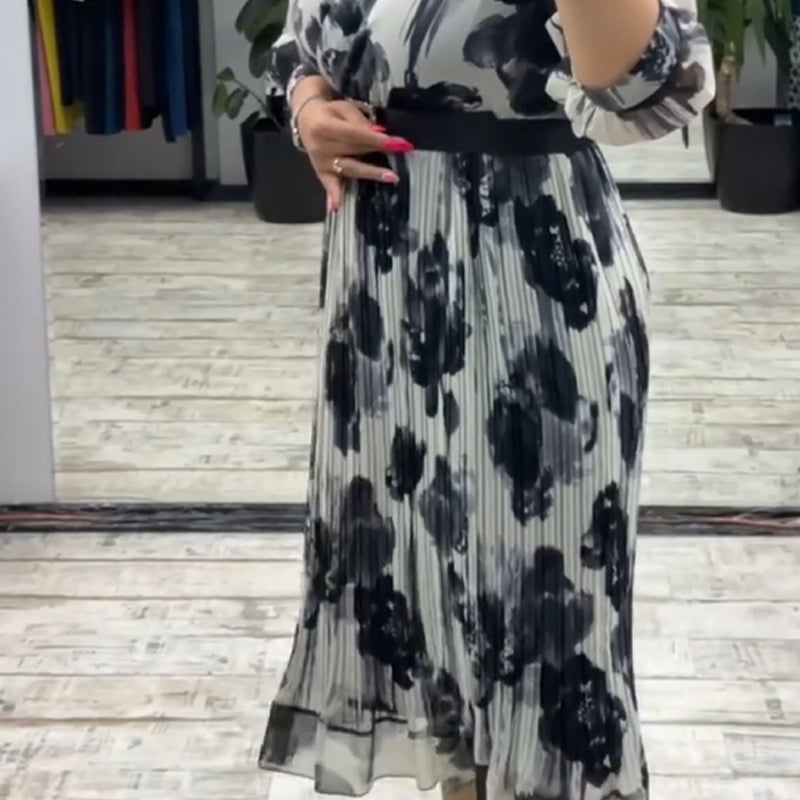 Rochie cu decolteu în V-5