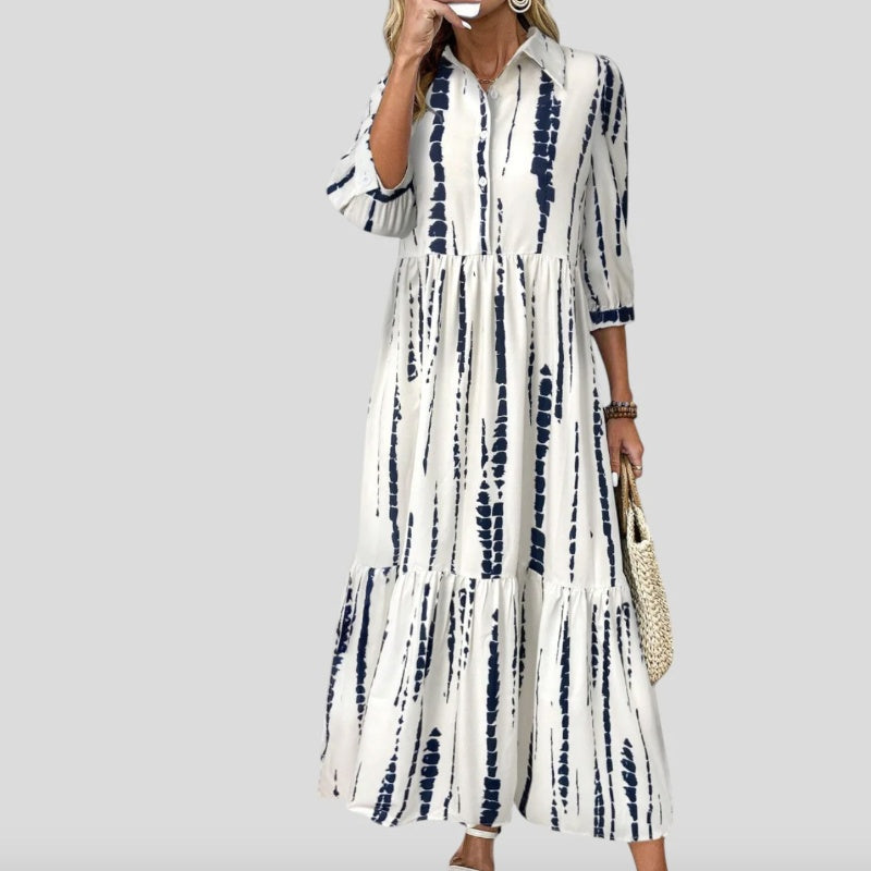 Rochie elegantă cu imprimeu-1