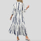 Rochie elegantă cu imprimeu-3