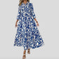 Rochie elegantă cu imprimeu-4
